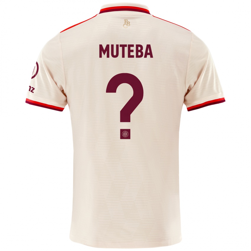 Niño Camiseta Elias Muteba #0 Lino Equipación Tercera 2024/25 La Camisa México