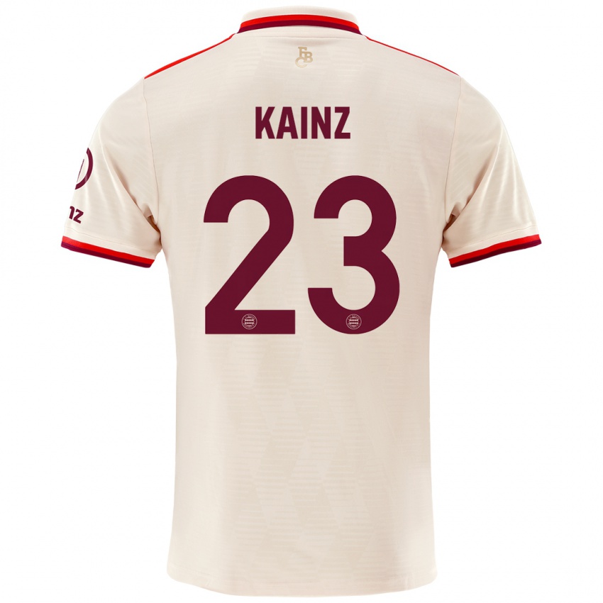 Niño Camiseta Manuel Kainz #23 Lino Equipación Tercera 2024/25 La Camisa México