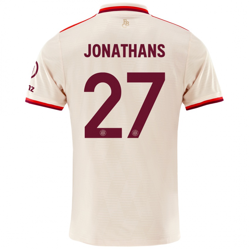 Niño Camiseta David Jonathans #27 Lino Equipación Tercera 2024/25 La Camisa México