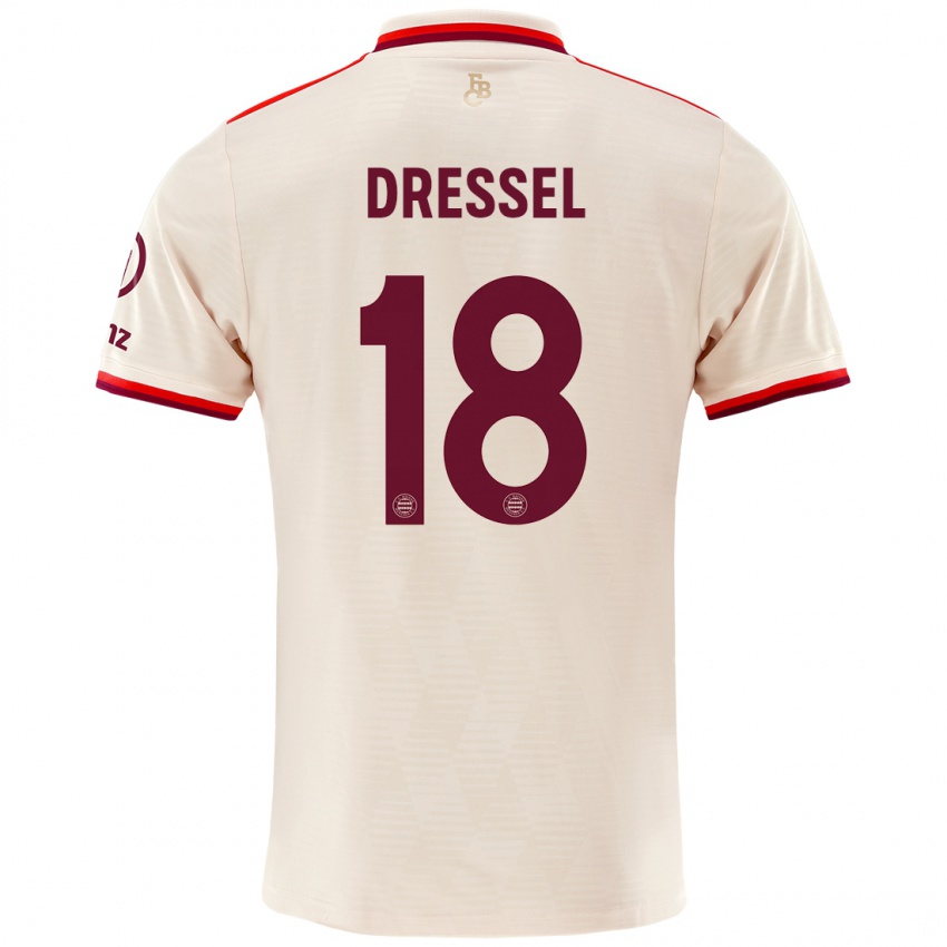 Niño Camiseta Timon Dressel #18 Lino Equipación Tercera 2024/25 La Camisa México