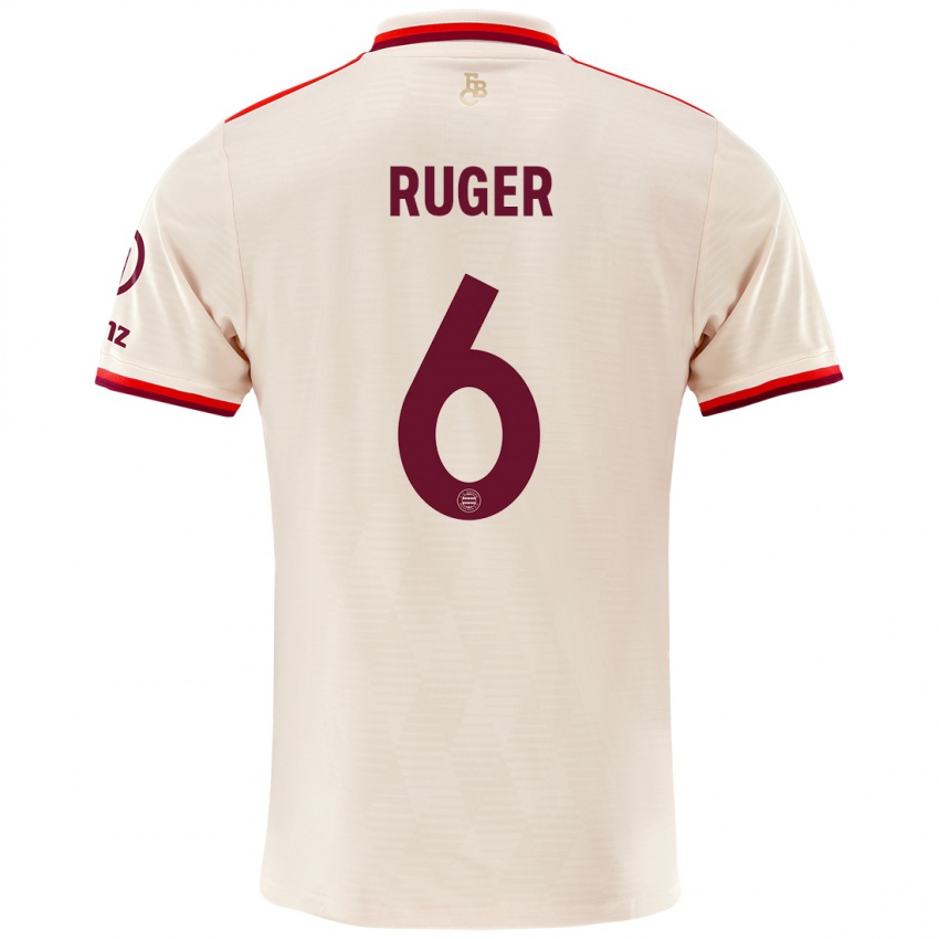 Niño Camiseta Kurt Ruger #6 Lino Equipación Tercera 2024/25 La Camisa México