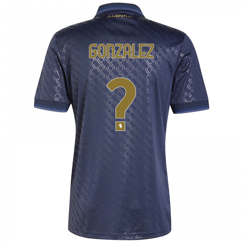 Niño Camiseta Facundo González #0 Azul Marino Equipación Tercera 2024/25 La Camisa México