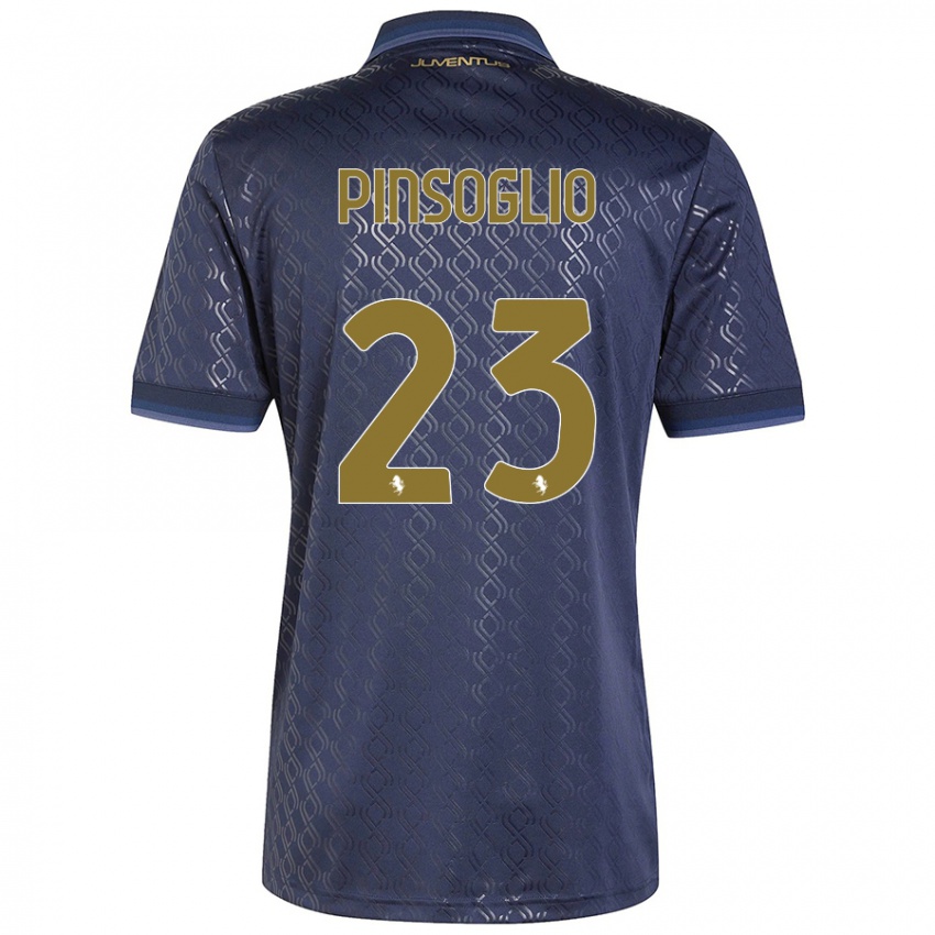 Niño Camiseta Carlo Pinsoglio #23 Azul Marino Equipación Tercera 2024/25 La Camisa México