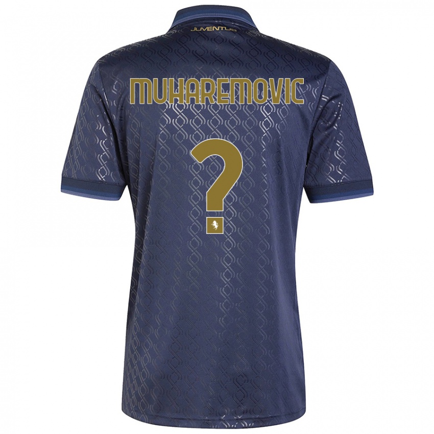 Niño Camiseta Tarik Muharemovic #0 Azul Marino Equipación Tercera 2024/25 La Camisa México