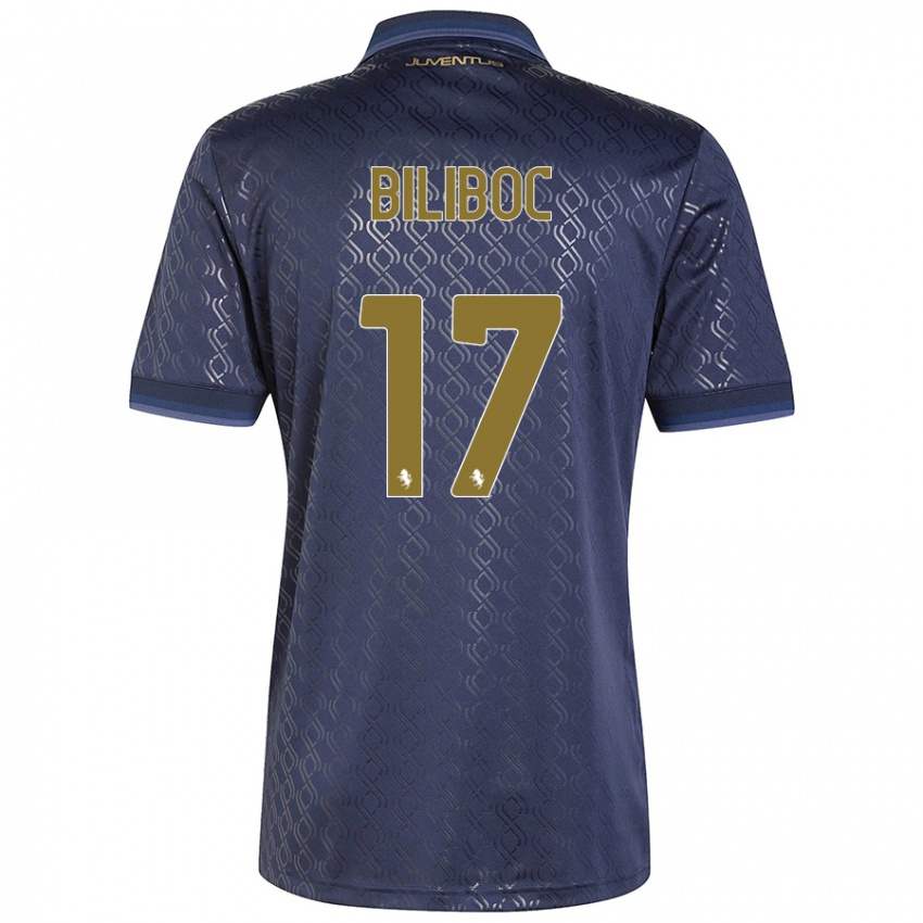 Niño Camiseta Lorenzo Biliboc #17 Azul Marino Equipación Tercera 2024/25 La Camisa México