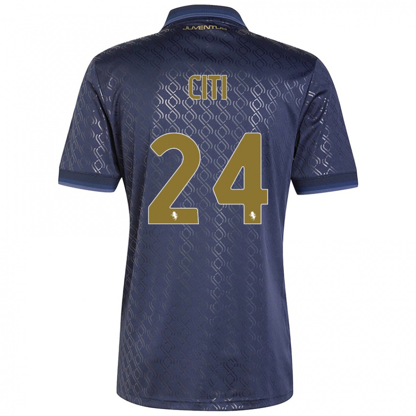 Niño Camiseta Alessandro Citi #24 Azul Marino Equipación Tercera 2024/25 La Camisa México