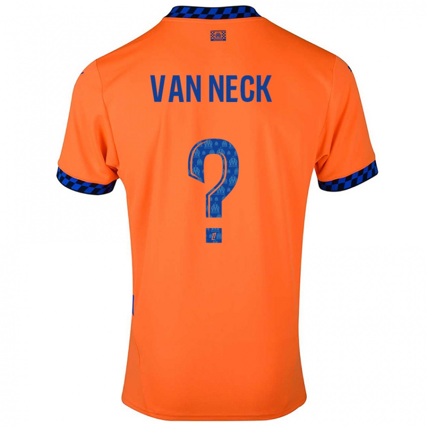 Niño Camiseta Jelle Van Neck #0 Naranja Azul Oscuro Equipación Tercera 2024/25 La Camisa México