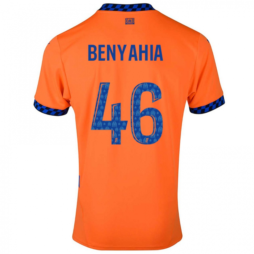 Niño Camiseta Aylan Benyahia-Tani #46 Naranja Azul Oscuro Equipación Tercera 2024/25 La Camisa México