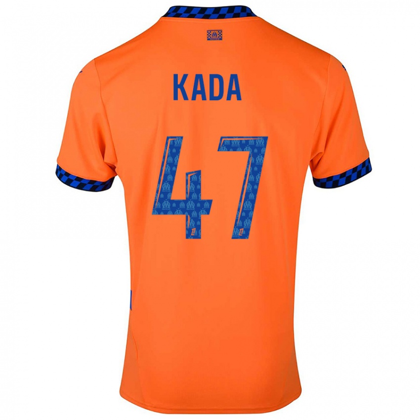 Niño Camiseta Joakim Kada #47 Naranja Azul Oscuro Equipación Tercera 2024/25 La Camisa México