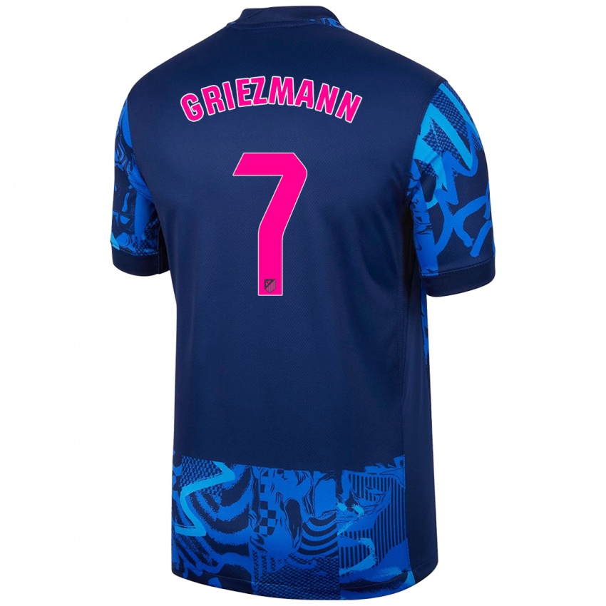 Niño Camiseta Antoine Griezmann #7 Azul Real Equipación Tercera 2024/25 La Camisa México