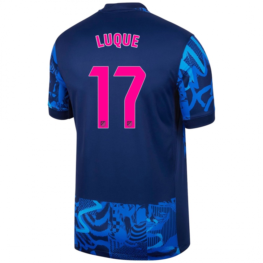 Niño Camiseta Iker Luque #17 Azul Real Equipación Tercera 2024/25 La Camisa México