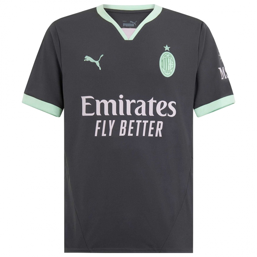 Niño Camiseta Denzel Seedorf #0 Gris Equipación Tercera 2024/25 La Camisa México