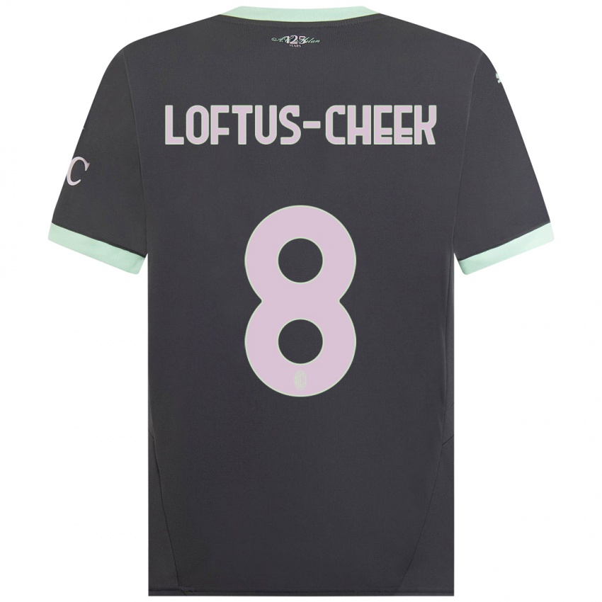 Niño Camiseta Ruben Loftus-Cheek #8 Gris Equipación Tercera 2024/25 La Camisa México