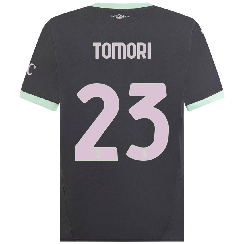 Niño Camiseta Fikayo Tomori #23 Gris Equipación Tercera 2024/25 La Camisa México