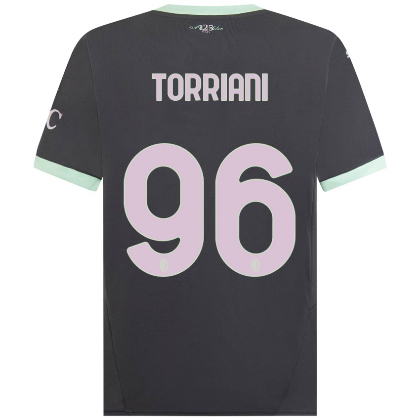 Niño Camiseta Lorenzo Torriani #96 Gris Equipación Tercera 2024/25 La Camisa México