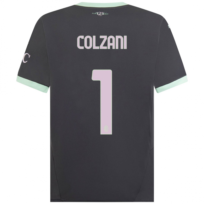 Niño Camiseta Edoardo Colzani #1 Gris Equipación Tercera 2024/25 La Camisa México