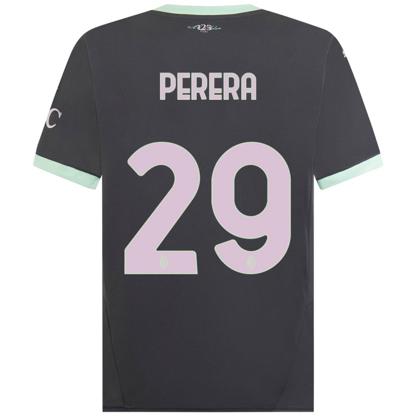 Niño Camiseta Nirash Perera #29 Gris Equipación Tercera 2024/25 La Camisa México