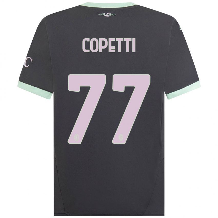 Niño Camiseta Matilde Copetti #77 Gris Equipación Tercera 2024/25 La Camisa México