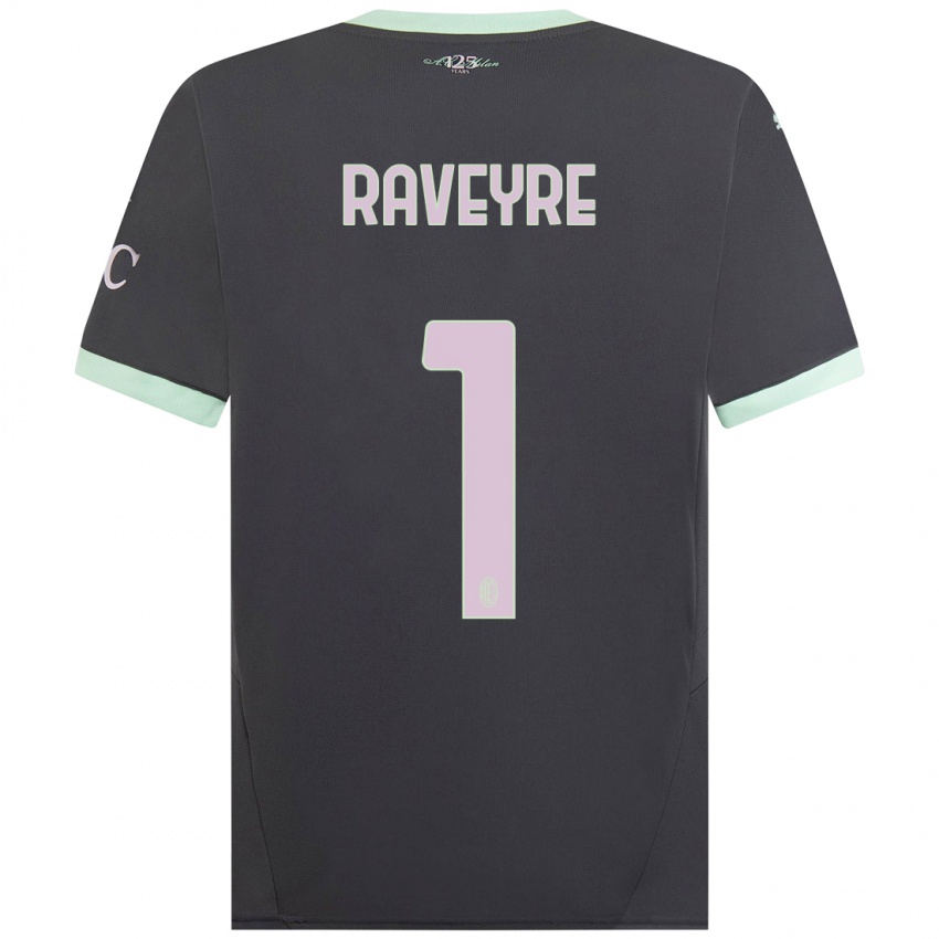 Niño Camiseta Noah Raveyre #1 Gris Equipación Tercera 2024/25 La Camisa México