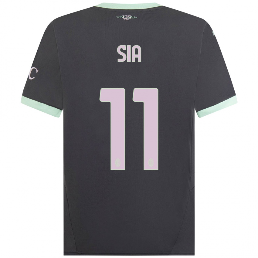 Niño Camiseta Diego Sia #11 Gris Equipación Tercera 2024/25 La Camisa México