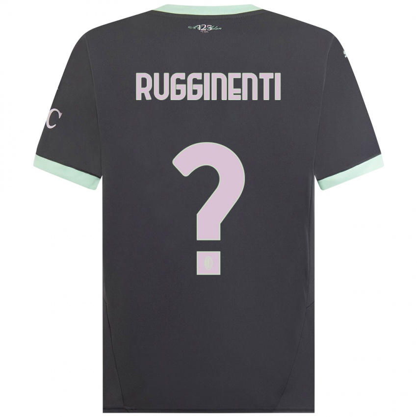 Niño Camiseta Omar Rugginenti #0 Gris Equipación Tercera 2024/25 La Camisa México