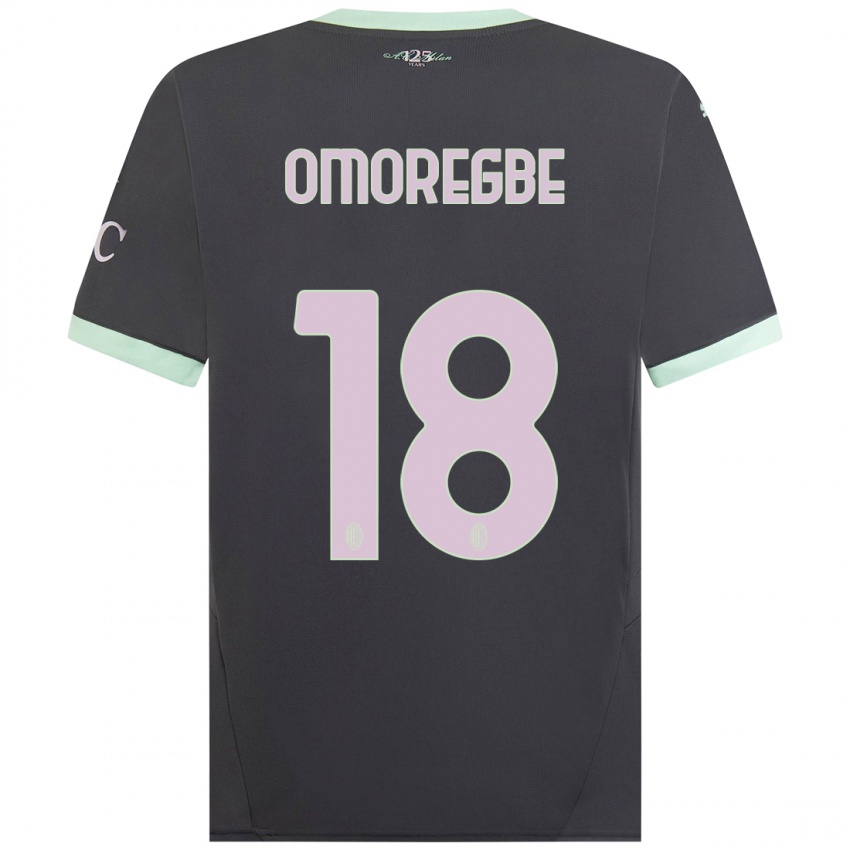 Niño Camiseta Bob Murphy Omoregbe #18 Gris Equipación Tercera 2024/25 La Camisa México