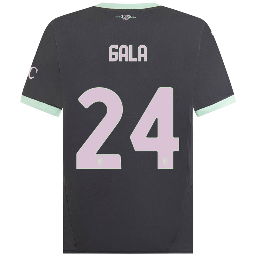 Niño Camiseta Antonio Gala #24 Gris Equipación Tercera 2024/25 La Camisa México