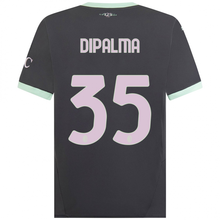 Niño Camiseta Matteo Dipalma #35 Gris Equipación Tercera 2024/25 La Camisa México