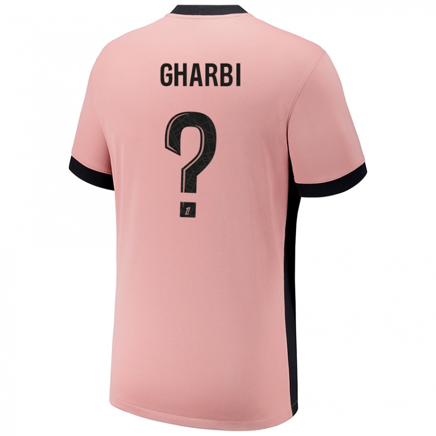 Niño Camiseta Ismael Gharbi #0 Rosa Óxido Equipación Tercera 2024/25 La Camisa México