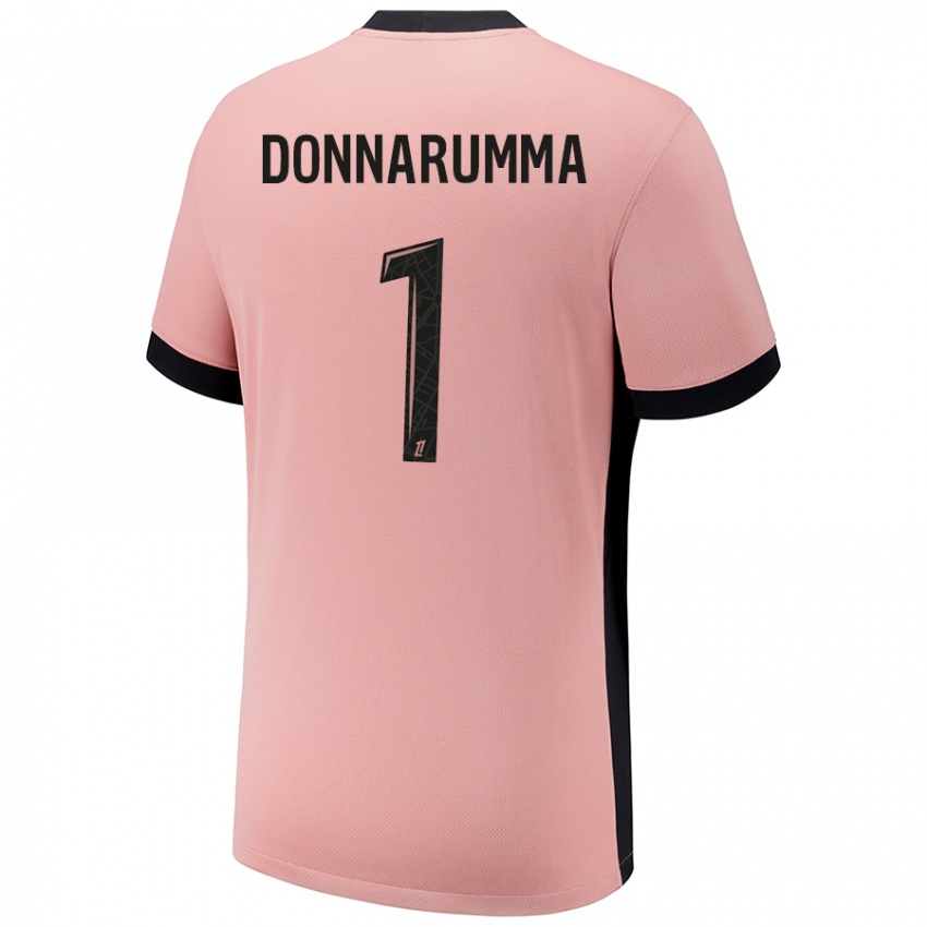 Niño Camiseta Gianluigi Donnarumma #1 Rosa Óxido Equipación Tercera 2024/25 La Camisa México