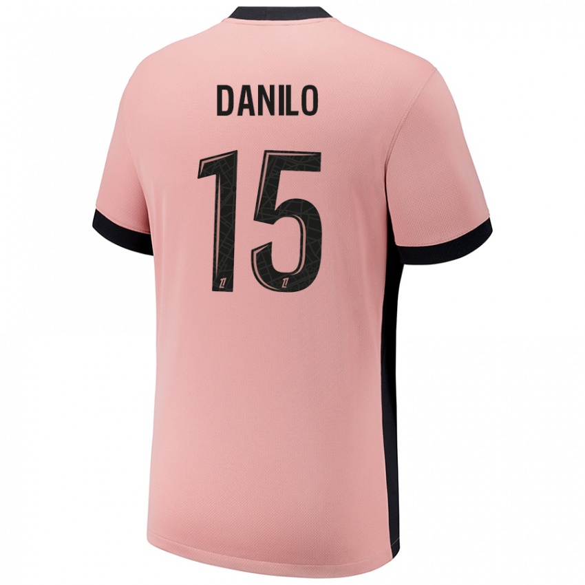 Niño Camiseta Danilo Pereira #15 Rosa Óxido Equipación Tercera 2024/25 La Camisa México