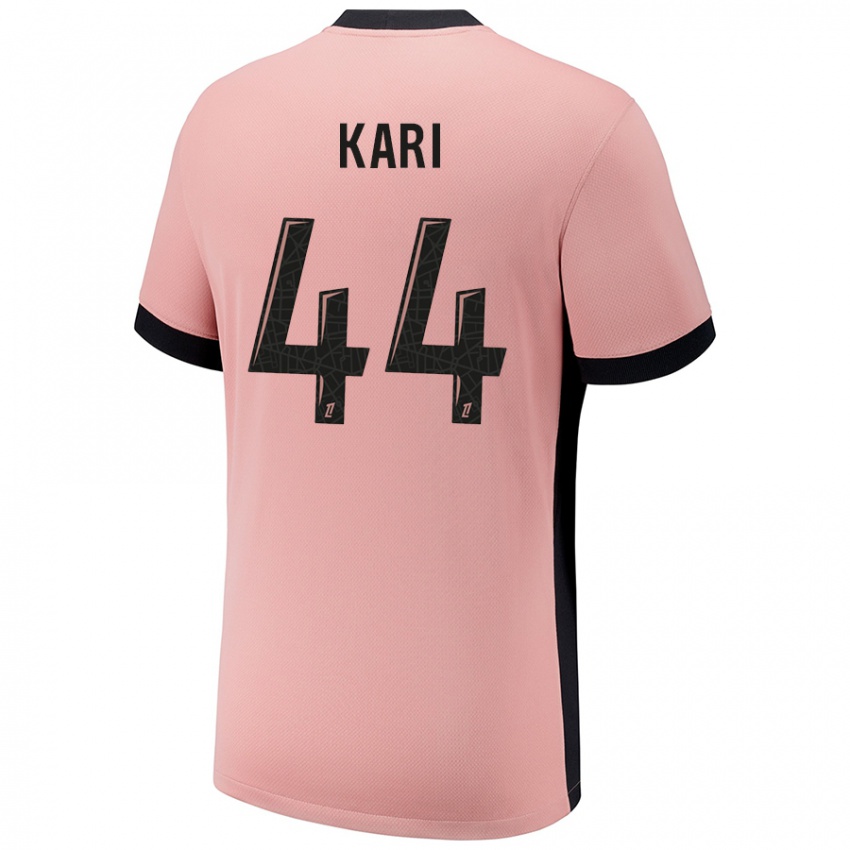 Niño Camiseta Ayman Kari #44 Rosa Óxido Equipación Tercera 2024/25 La Camisa México