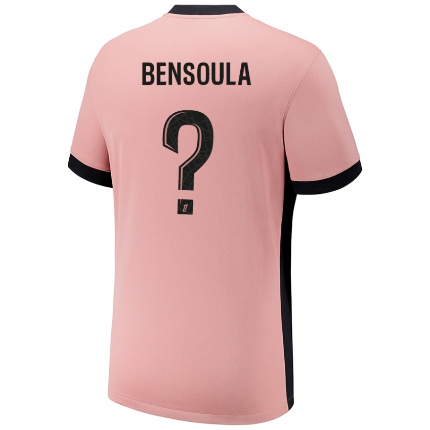 Niño Camiseta Kamil Bensoula #0 Rosa Óxido Equipación Tercera 2024/25 La Camisa México