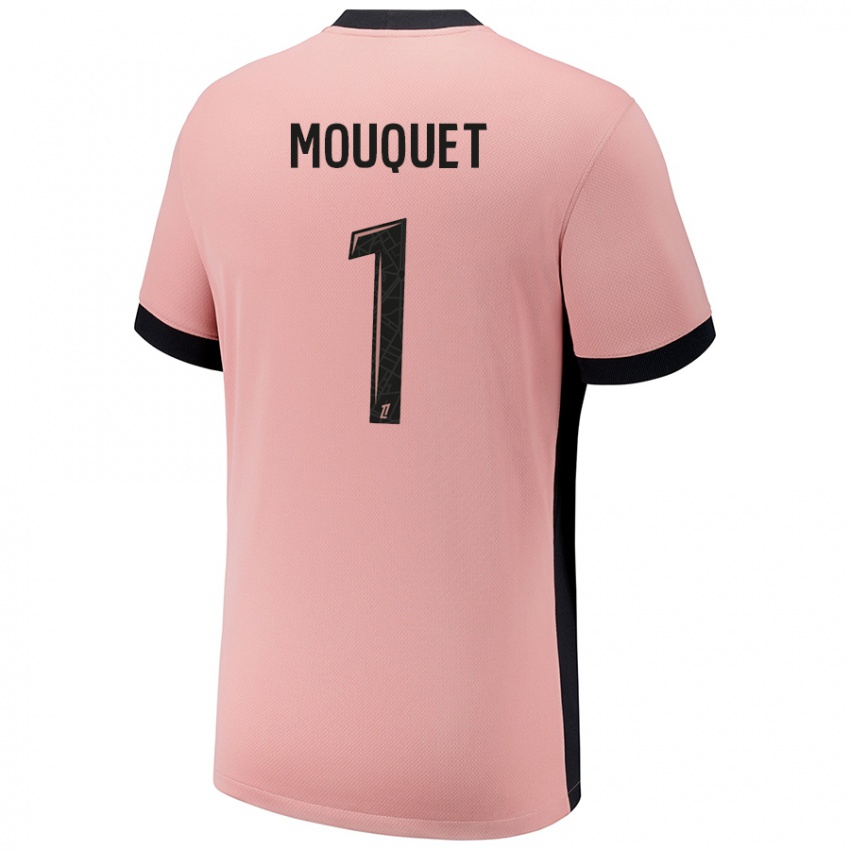 Niño Camiseta Louis Mouquet #1 Rosa Óxido Equipación Tercera 2024/25 La Camisa México