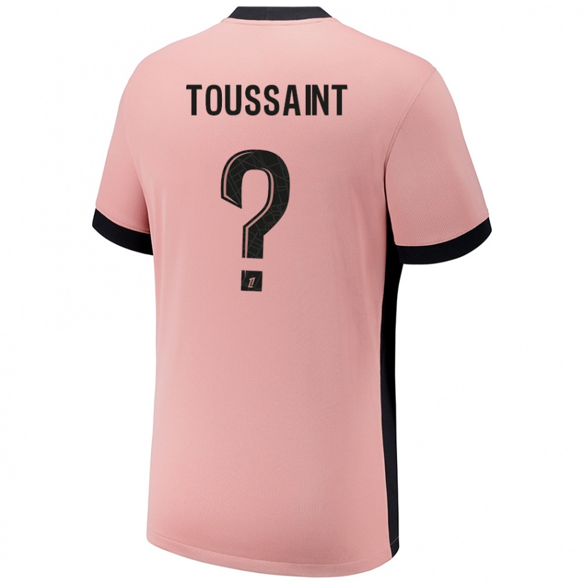 Niño Camiseta Oceane Toussaint #0 Rosa Óxido Equipación Tercera 2024/25 La Camisa México