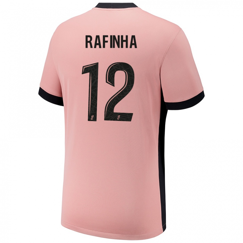 Niño Camiseta Rafinha #12 Rosa Óxido Equipación Tercera 2024/25 La Camisa México