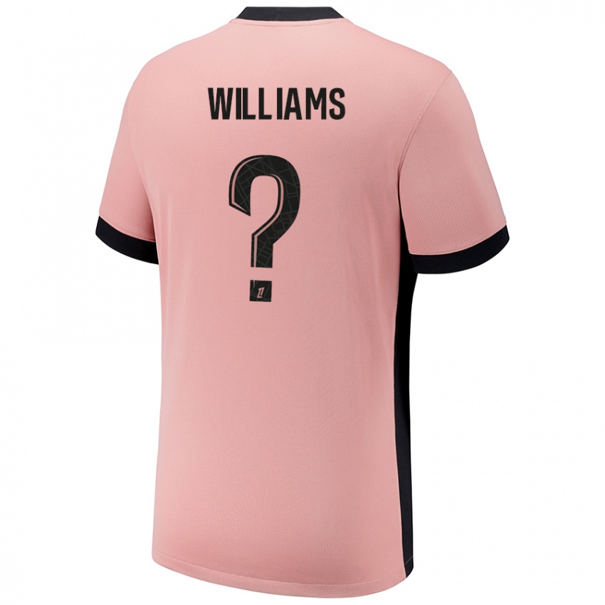 Niño Camiseta Lydia Williams #0 Rosa Óxido Equipación Tercera 2024/25 La Camisa México