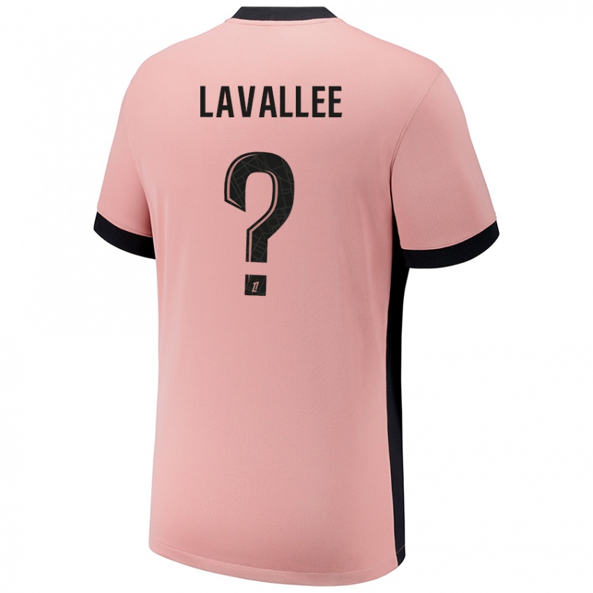 Niño Camiseta Lucas Lavallee #0 Rosa Óxido Equipación Tercera 2024/25 La Camisa México