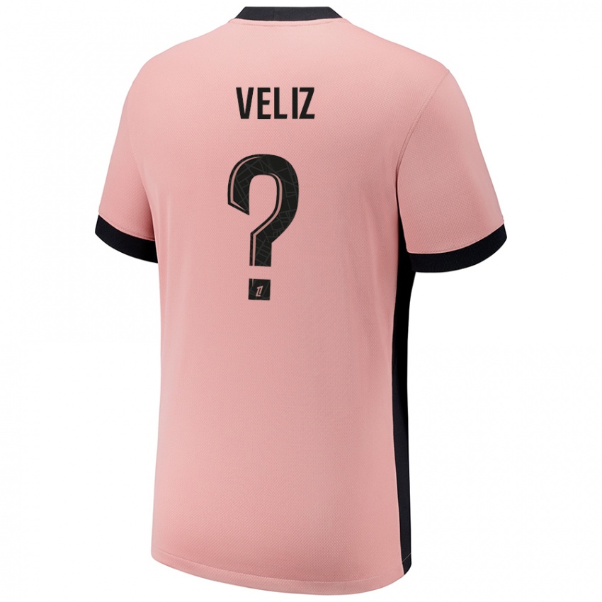 Niño Camiseta Nehemiah Fernandez Veliz #0 Rosa Óxido Equipación Tercera 2024/25 La Camisa México