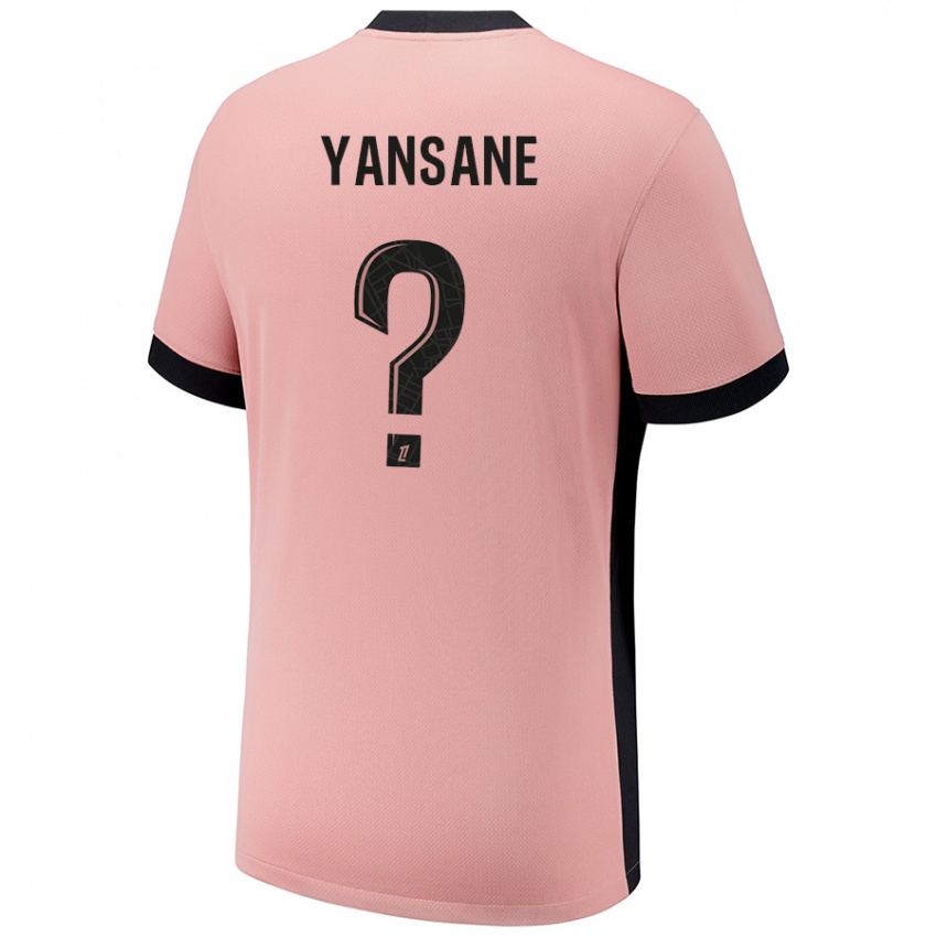 Niño Camiseta Sekou Yansane #0 Rosa Óxido Equipación Tercera 2024/25 La Camisa México