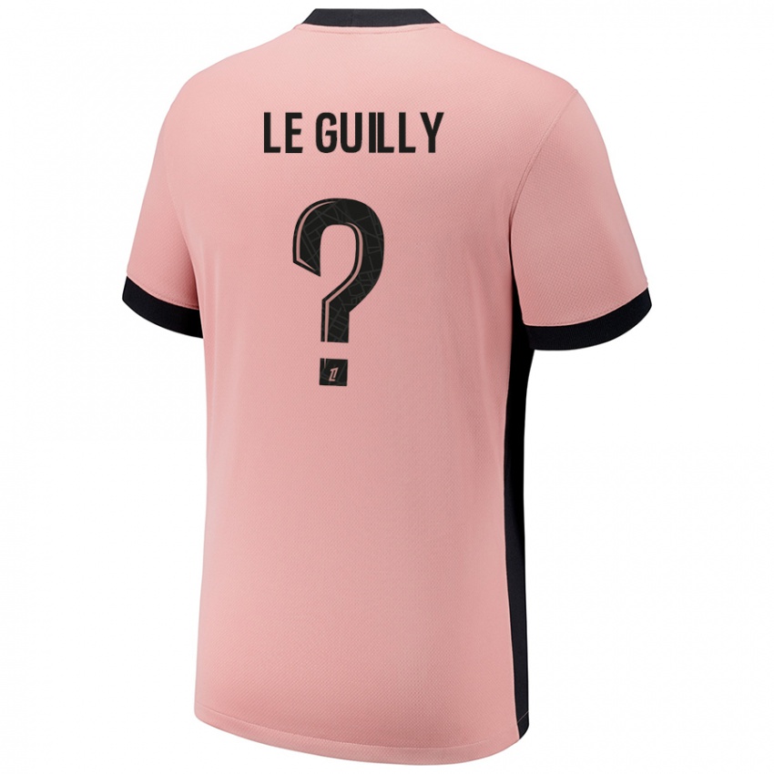 Niño Camiseta Eden Le Guilly #0 Rosa Óxido Equipación Tercera 2024/25 La Camisa México