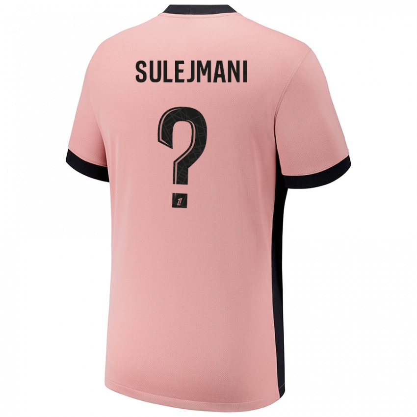 Niño Camiseta Lora Sulejmani #0 Rosa Óxido Equipación Tercera 2024/25 La Camisa México