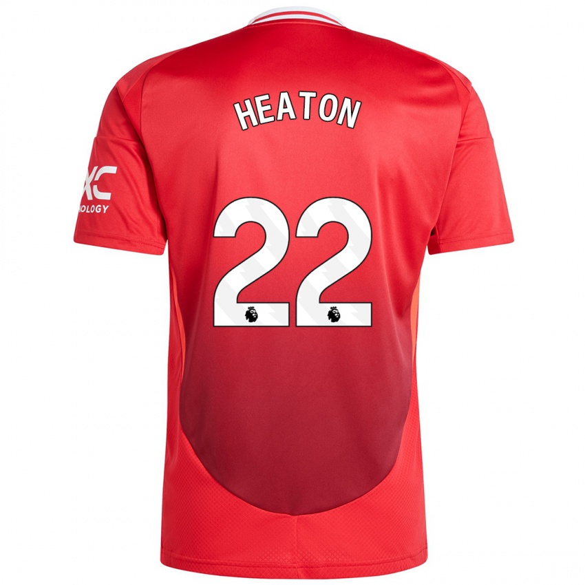 Hombre Camiseta Tom Heaton #22 Rojo Brillante 1ª Equipación 2024/25 La Camisa México