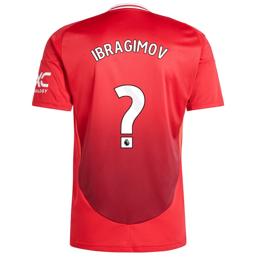 Hombre Camiseta Amir Ibragimov #0 Rojo Brillante 1ª Equipación 2024/25 La Camisa México