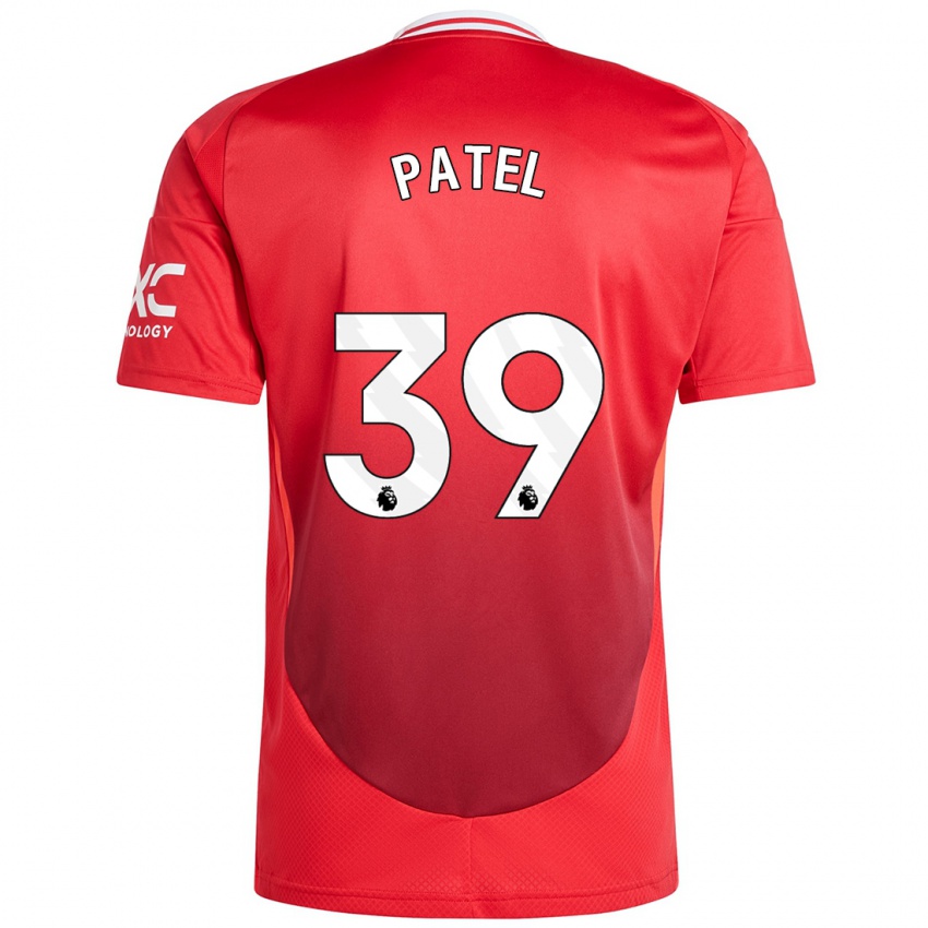 Hombre Camiseta Safia Middleton-Patel #39 Rojo Brillante 1ª Equipación 2024/25 La Camisa México