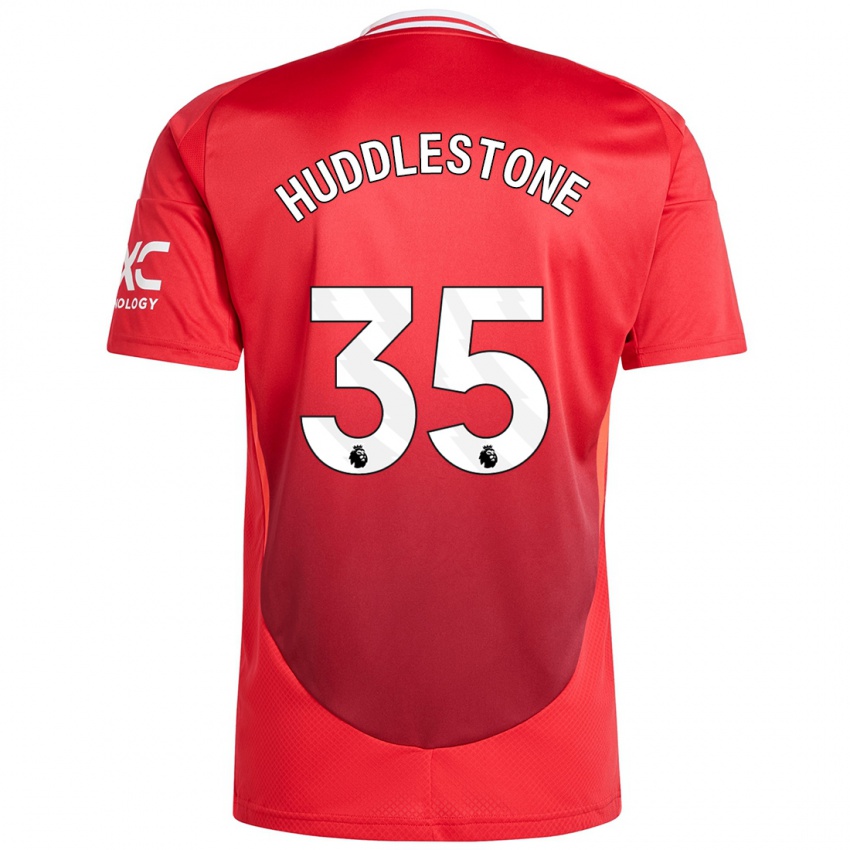 Hombre Camiseta Tom Huddlestone #35 Rojo Brillante 1ª Equipación 2024/25 La Camisa México