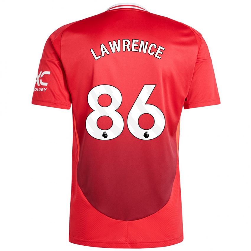 Hombre Camiseta Marcus Lawrence #86 Rojo Brillante 1ª Equipación 2024/25 La Camisa México