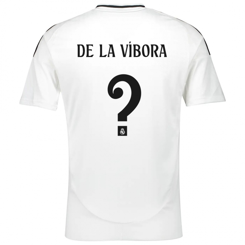 Hombre Camiseta David De La Víbora #0 Blanco 1ª Equipación 2024/25 La Camisa México