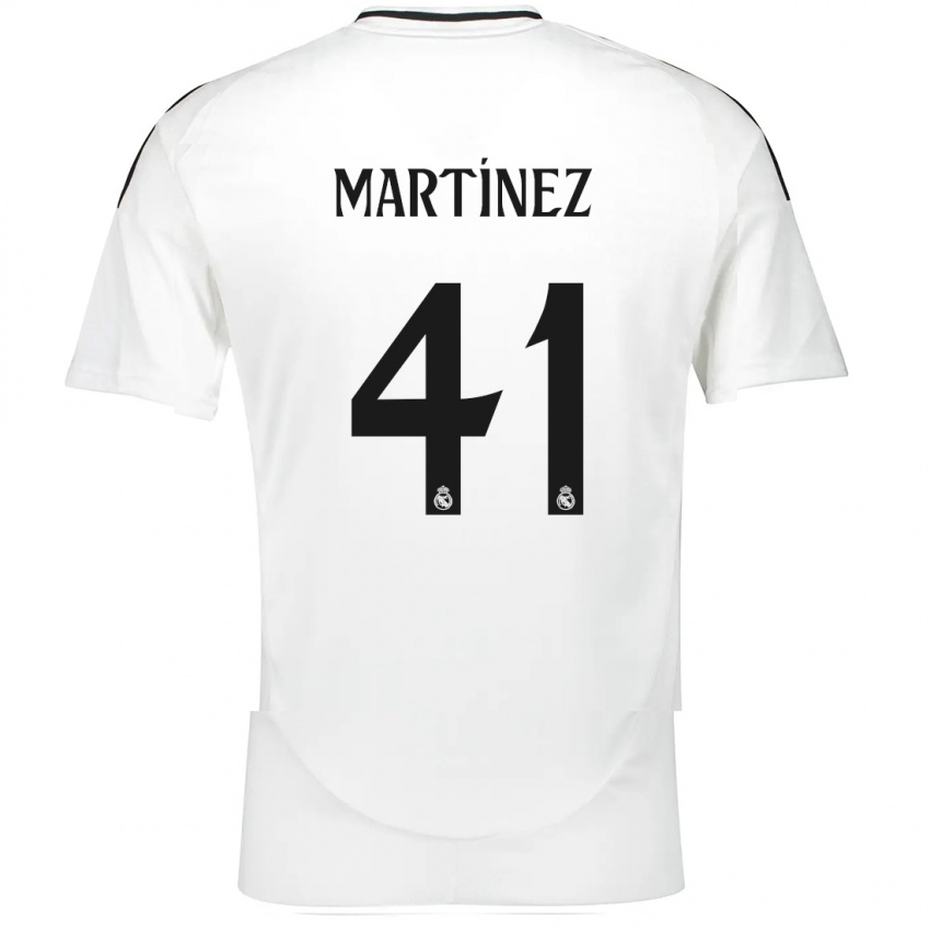 Hombre Camiseta Joan Martínez #41 Blanco 1ª Equipación 2024/25 La Camisa México