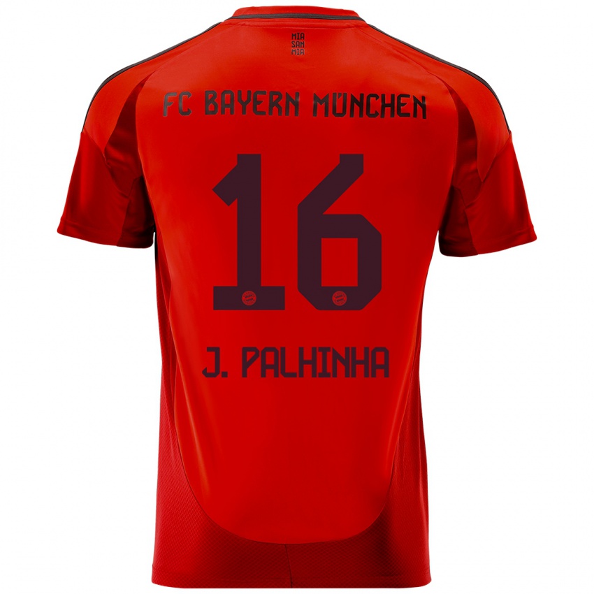 Hombre Camiseta João Palhinha #16 Rojo 1ª Equipación 2024/25 La Camisa México